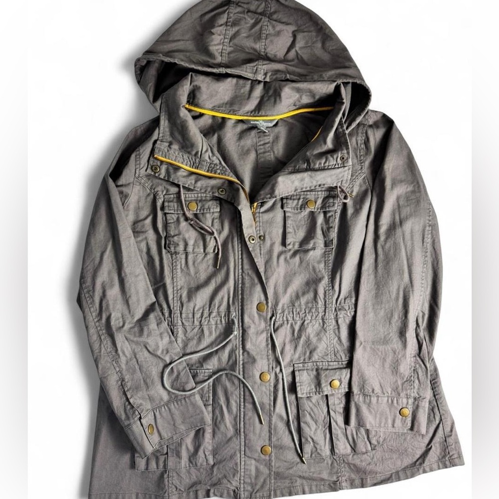 Market & Spruce Charcoal Utility Jacket